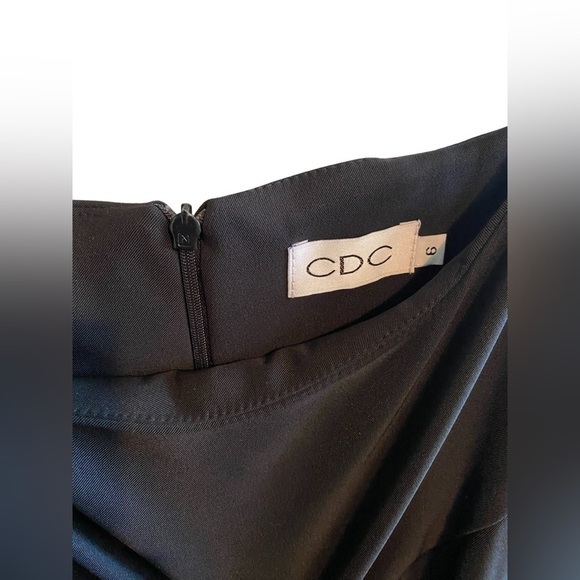 CDC Dress black with beaded straps size 6 - Picture 9 of 13